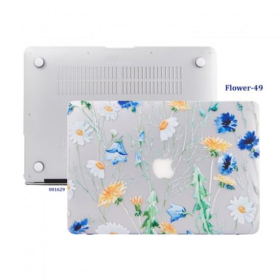Macbook Pro Kılıf 13 inç Flower01 (Eski HDMI'lı Model 2012-2015) A1425 A1502 ile Uyumlu