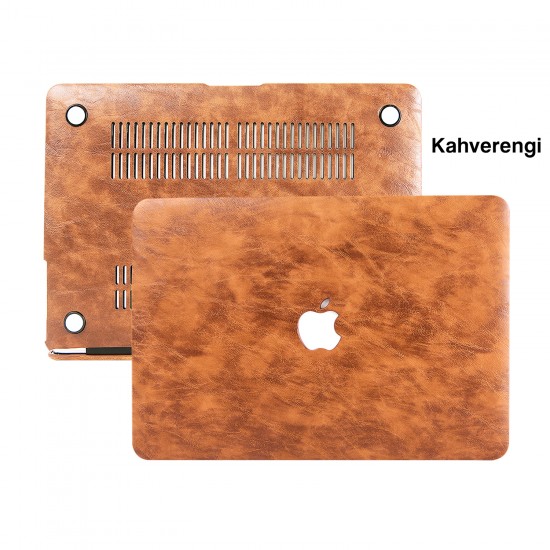 Macbook Pro Deri Kılıf 13 inç Leat (Eski HDMI'lı Model 2012-2015) A1425 A1502 ile Uyumlu