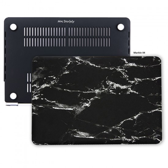 Macbook Pro Kılıf 13 inç Mermer (Eski HDMI'lı Model 2012-2015) A1425 A1502 ile Uyumlu