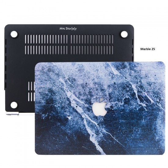 Macbook Pro Kılıf 13 inç Mermer09 (Eski HDMI'lı Model 2012-2015) A1425 A1502 ile Uyumlu