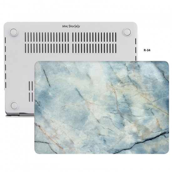 Macbook Pro Kılıf 13 inç Mermer11NL (Eski HDMI'lı Model 2012-2015) A1425 A1502 ile Uyumlu