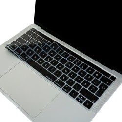 MacBook Pro Touch Bar Türkçe F Silikon Klavye Koruyucu UK Düzen İnce Dayanıklı 13-15 İnç
