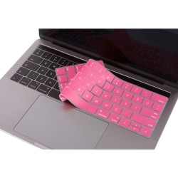 MacBook Pro Touch Bar Türkçe Q Silikon Klavye Koruyucu US Enter İnce Yıkanabilir Sessiz 13-15 İnç