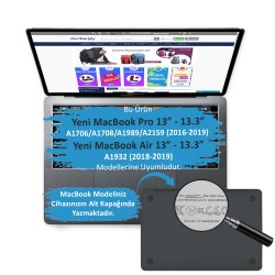 Macbook Pro TouchBar Koruyucu Film Jelatin A1706 1989 A2159 1707 A1990 ile Uyumlu