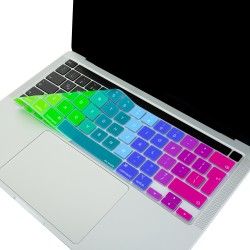 MacBook Pro UK İngilizce Klavye Koruyucu ISO Ters L Enter Silikon Touch Bar 13 M1-M2 ve 16 inç