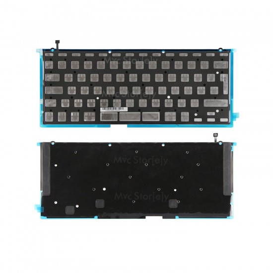Macbook Pro ile Uyumlu 13inc A1502 Klavye Işıkları Backlight UK İngilizce-Türkçe 2013/2015