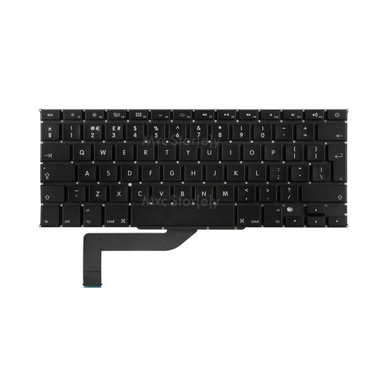 Macbook Pro ile Uyumlu 15inc A1398 Klavye Tuş Takımı UK-İngilizce