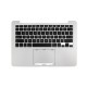 Macbook Pro ile Uyumlu 13inc A1425 USTip Klavyeli Üst Kasa Topcase Keyboard 2012/2013