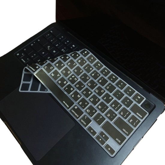MacBook Air Pro Rusça Silikon Klavye Kılıfı