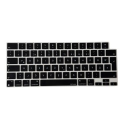 MacBook Türkçe F Klavye Koruyucu Yeni Düzen Air 13.6–15.3 Pro 14.2–16.2 Silikon