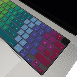 MacBook Türkçe Q Klavye Koruyucu – İnce Silikon Kılıf Kapak Air 13.6-15.3 inç Pro 14,2-16,2 inç M5-M4-M3-M2-M1 Ultra İnce Film