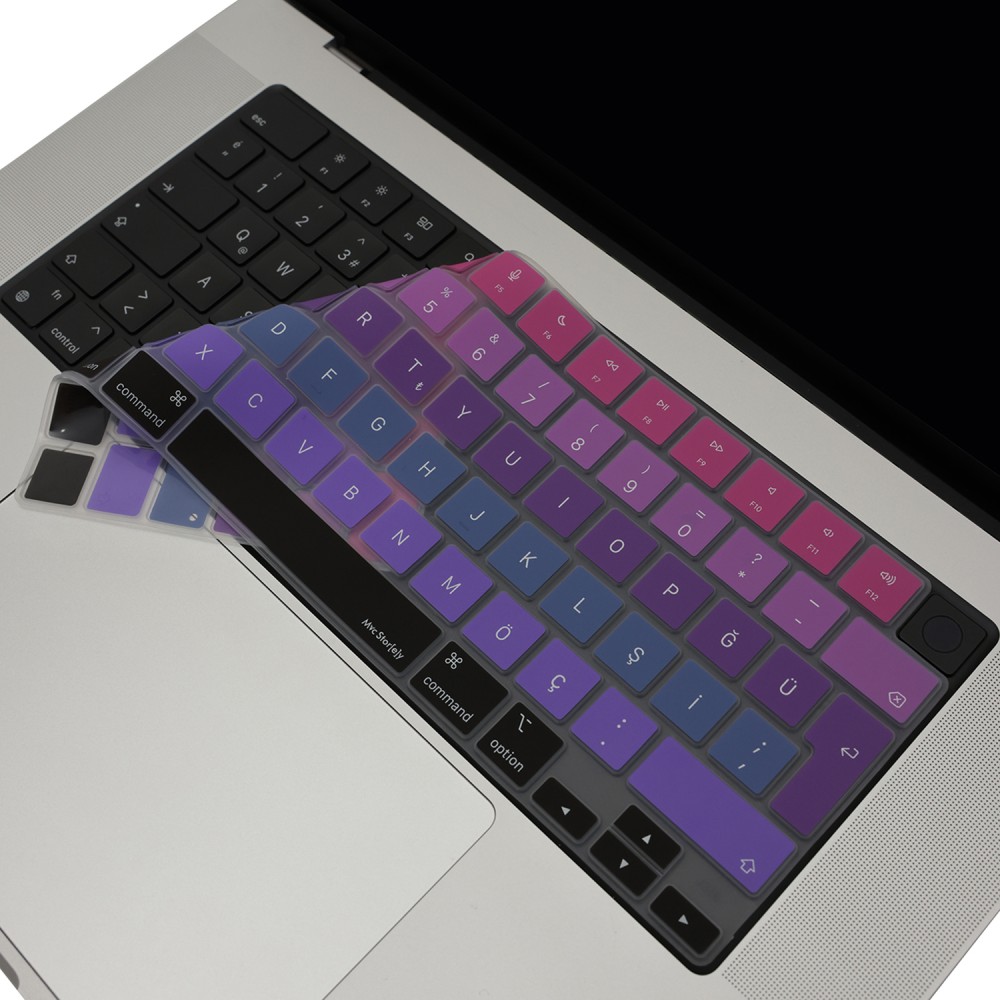 MacBook T rk e Q Klavye Koruyucu Ombre Silikon nce Koruma MacBook T rk e Q Klavye Koruyucu Ombre Silikon nce Koruma