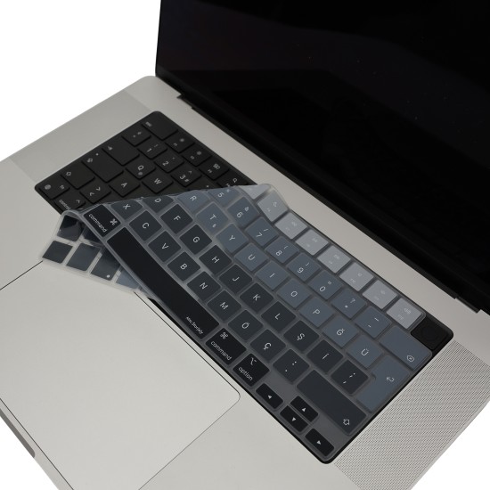 macbook air pro türkçe q ince silikon klavye kılıfı