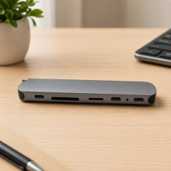 MacBook Uyumlu 10'u 1 Arada USB C Hub Type C HDMI VGA RJ45 Ethernet SD TF PD 100W USB 3.0 Çoklayıcı Dönüştürücü Adaptör