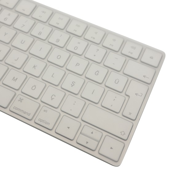 Magic Keyboard 2 A1644 Türkçe Q silikon klavye koruyucu siyah