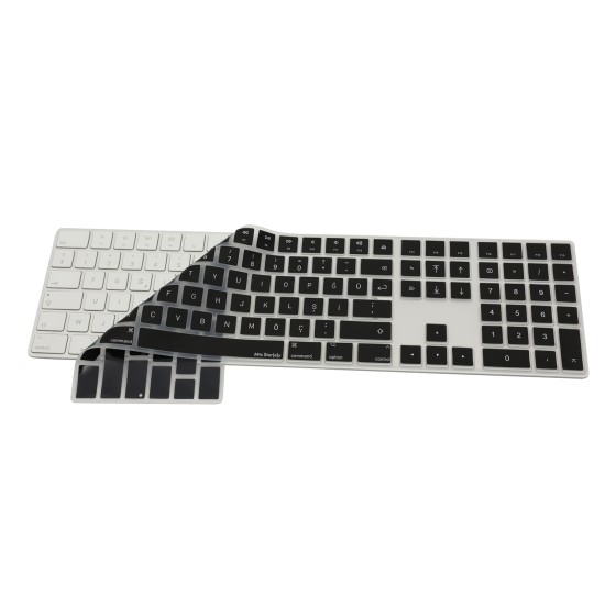 Magic Keyboard 2 A1843 Türkçe Q klavye koruyucu TPU silikon