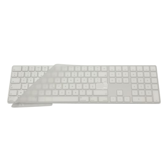 Magic Keyboard 2 A1843 Türkçe Q klavye koruyucu TPU silikon