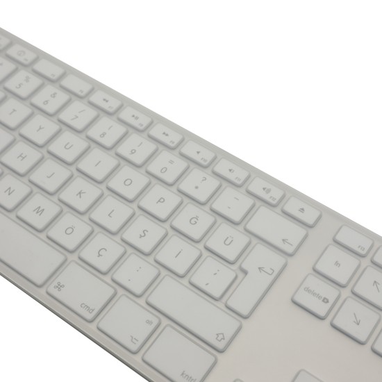 Magic Keyboard A1243 Türkçe Q klavye koruyucu TPU silikon