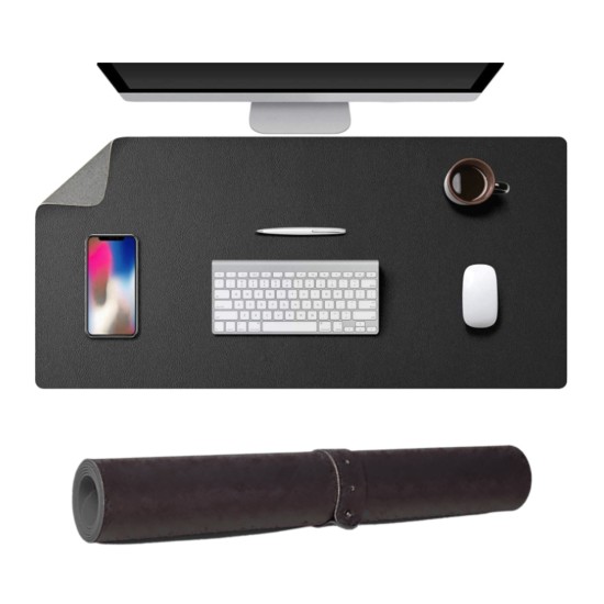Masa desk mat suya dayanikli deri yuzey