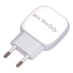 McStorey Hızlı Şarj Aleti Güç Adaptörü 20W QC/PD Type-C ve USB-A Girişli iPhone ile Uyumlu