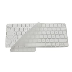 McStorey Apple Magic Keyboard 3 ile Uyumlu Klavye Koruyucu LockKey TouchID A2449 A2450 US İngilizce
