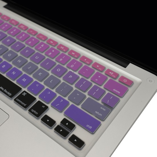 Macbook Air Pro Klavye Kılıfı Laptop US(ABD) İngilizce A1466 A1502 A1398 ile Uyumlu Ombre