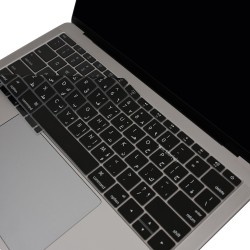 McStorey Laptop Macbook Pro ile Uyumlu Klavye Koruyucu A1708 A1534 USTip Arapça Baskı