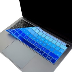 McStorey MacBook Air 13 A1932 Türkçe Q çeviri klavye koruyucu US klavyeyi Türkçeye çevirir ince silikon
