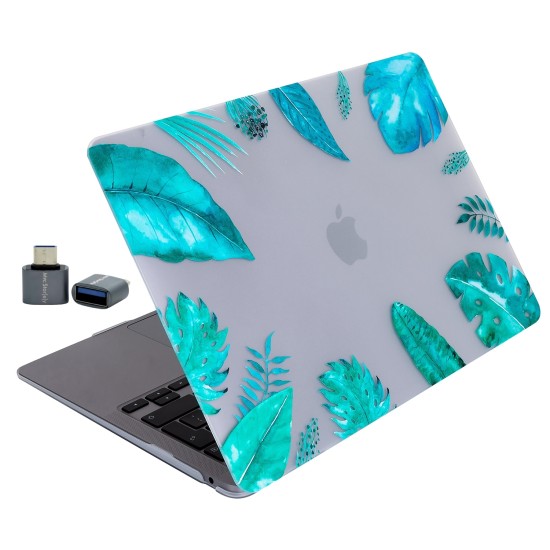 MacBook Air 13 Çiçek Desenli TPU Sert Kılıf A1932 A2179 A2337 M1