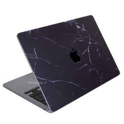 McStorey Macbook Air Kılıf Koruyucu Kaplama Laptop Sticker A2179 ile Uyumlu Marble14