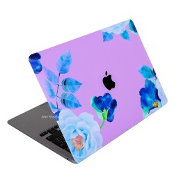 McStorey Macbook Air Kılıf Koruyucu Sticker Laptop Kaplama A2179 ile Uyumlu Flower03