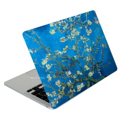 McStorey Macbook Air Kılıf Laptop Sticker Koruyucu Kaplama A2179 ile Uyumlu Flower03NL