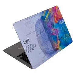 McStorey Macbook Air Kılıf Sticker Kaplama Laptop Koruyucu A2179 ile Uyumlu BrainNL