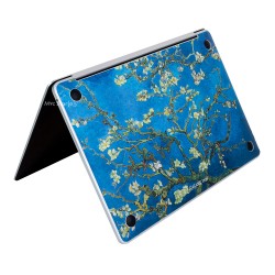 McStorey Macbook Air M1 Kılıf Laptop Koruyucu Kaplama Sticker A2337 ile Uyumlu Flower03NL