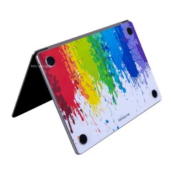 Macbook Air M1 Kılıf Sticker Kaplama Laptop Koruyucu A2337 ile Uyumlu Paint01NL