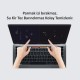 Laptop Macbook Air M2 Ekran Koruyucu 13.6 inç A2681 A3113 ile Uyumlu Çizilmeyi Önler Mat