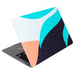 Macbook Air Kılıf 13.6 inç M2-M3-M4 WaveLayers01NL (Air 13.6”) A2681 A3113 A3240 ile Uyumlu