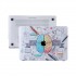 Macbook Air Kılıf 13.6 inç M2-M3-M4 Beyin Desenli Brain (13.6” Air) A2681 A3113 A3240 ile Uyumlu