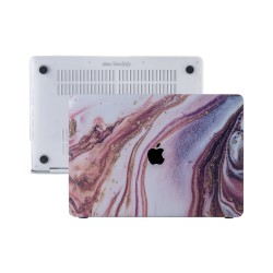 Macbook Air M2 Kılıf Simli 13.6 inç A2681 ile Uyumlu Glitter