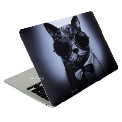McStorey Macbook Air M2 Kılıf 13.6 inç Sticker Kaplama Laptop Koruyucu A2681 ile Uyumlu Cat01NL