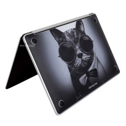 McStorey Macbook Air M2 Kılıf 13.6 inç Sticker Kaplama Laptop Koruyucu A2681 ile Uyumlu Cat01NL