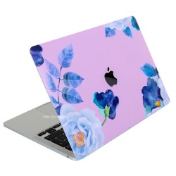 McStorey Macbook Pro Kılıf 13 inç M1-M2 Koruyucu Kaplama Laptop Sticker A2338 ile Uyumlu Flower03