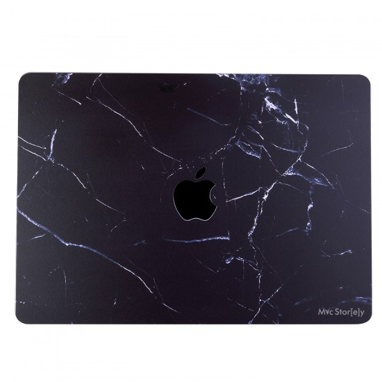Macbook Pro Kılıf 13inç M1-M2 Koruyucu Sticker Laptop Kaplama A2338 ile Uyumlu Marble14