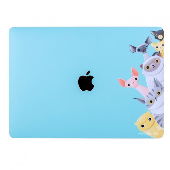 Macbook Pro Kılıf 13inç M1-M2 Sticker Kaplama Laptop Koruyucu A2338 ile Uyumlu Animal03