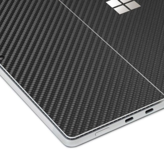 Microsoft Surface Pro Kılıf Koruyucu Kaplama Karbon Fiber Malzeme Surface 3 4 5 6 7 Uyumlu
