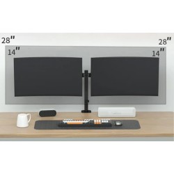 Monitör Kolu Monitör Standı 4'lü Askı Aparatı Ayarlanabilir Monitör Ayağı Masaüstü Tutucu 14" 28" 10kg