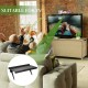Monitör ve TV Üstü Portatif Düzenleyici Raf Standı - Karbon Fiber Dokulu Ayarlanabilir Kumanda ve Modem Rafı