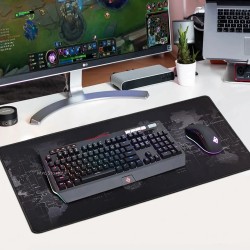 Mouse Pad 90x40 Klavye Altlığı Gaming Geniş Pad Dünya Haritası Görselli