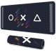 Büyük Boy Oyuncu Mouse Pad - 90x40 cm, 3mm Kalınlık, Premium Dikişli Kaymaz Taban Masa Üstü Koruyucu Gaming Desk Pad