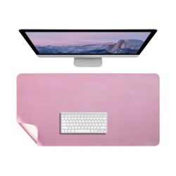 Mouse Pad Deri Çift Taraflı 60x30cm Kaymaz ve Su Geçirmez Masaüstü Mat